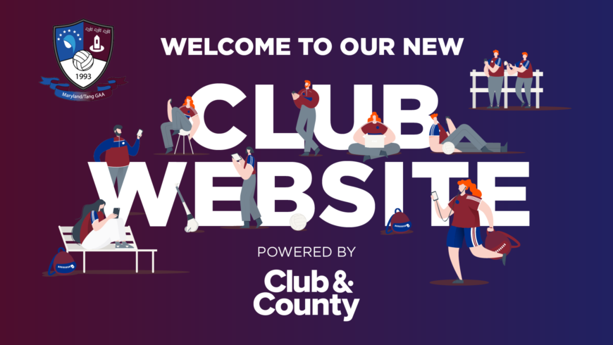 Welcome to our new Club Website