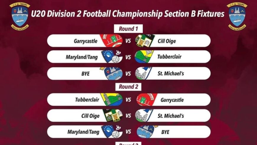 U20 Championship Fixtures